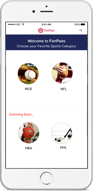 FanPaas Mobile app